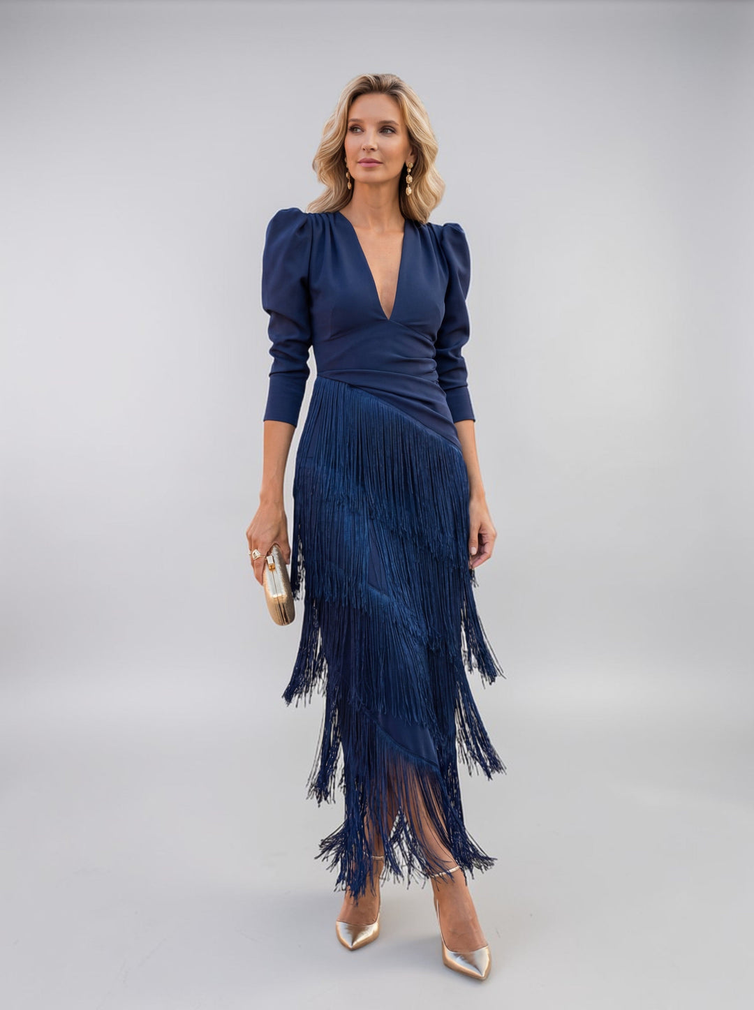 Araminta | Fringe Detail Dress