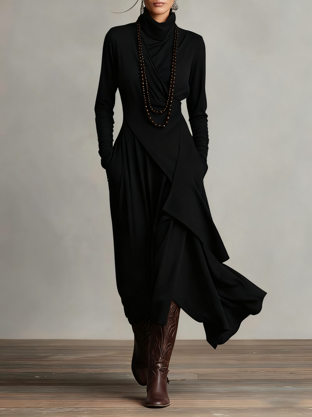 Diane™ – The Asymmetric Maxi Dress That Moves With Your Spirit