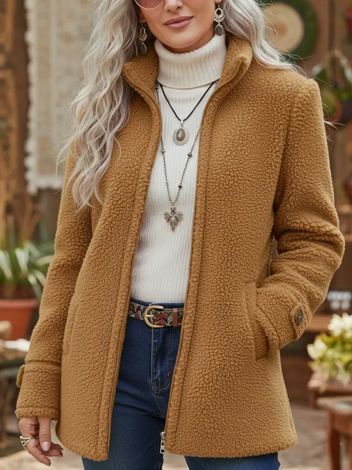 Rebecca – Full-Zip Stand Collar Jacket