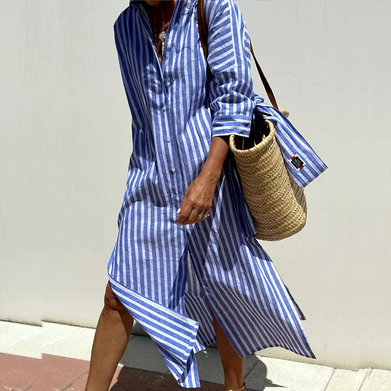 Sepora | Elegant Striped Summer Dress