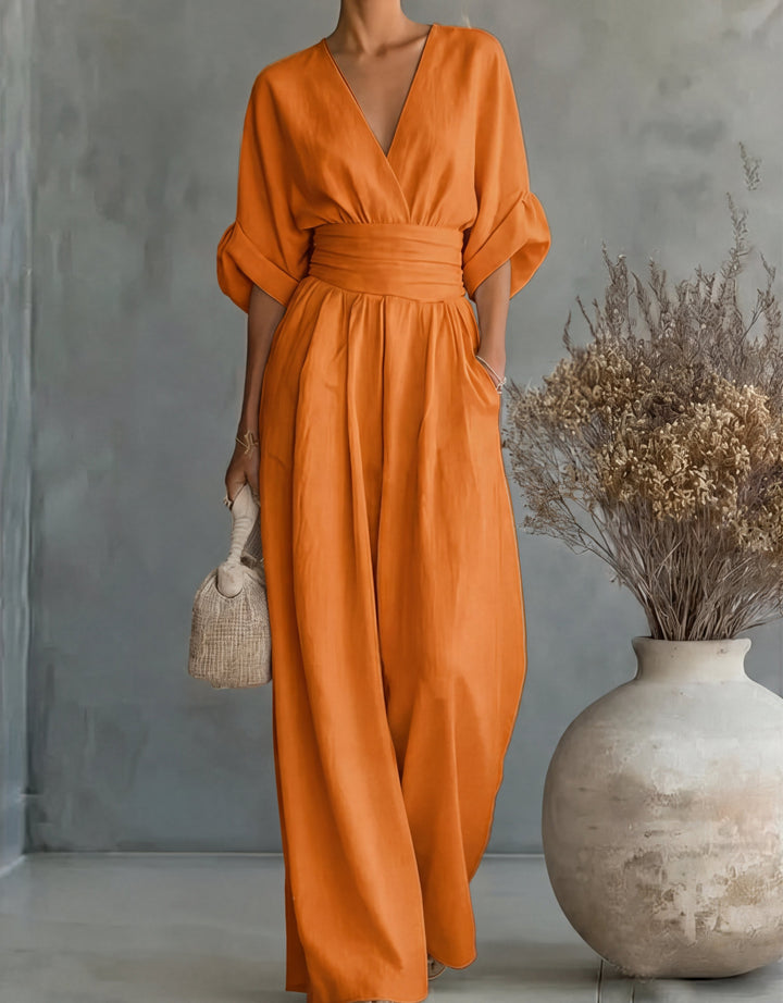 Alyna | Elegant Wide Leg Jumpsuit