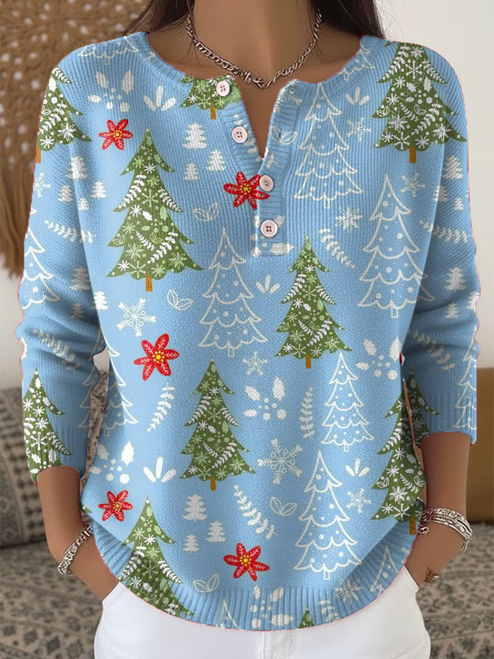 Sandra | Christmas Jumper with Buttons