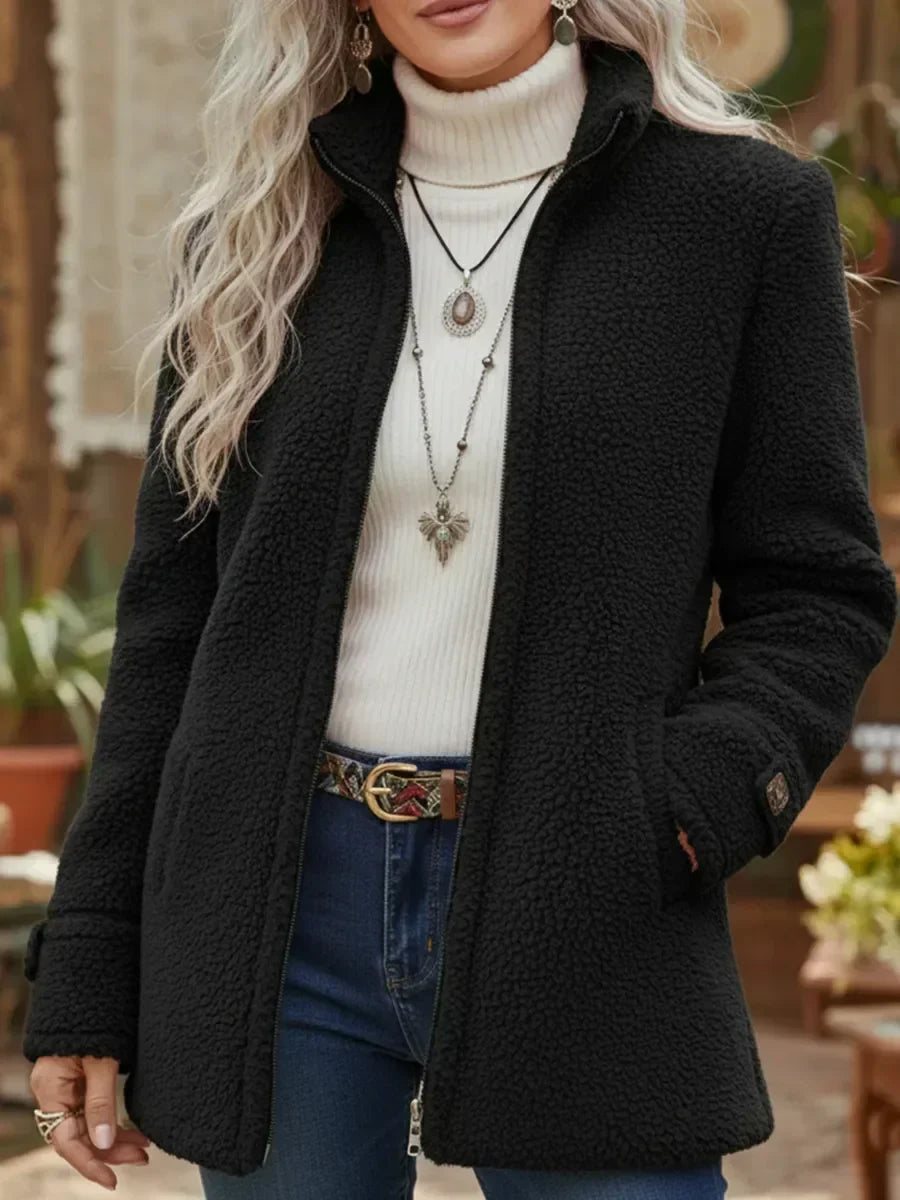 Rebecca – Full-Zip Stand Collar Jacket