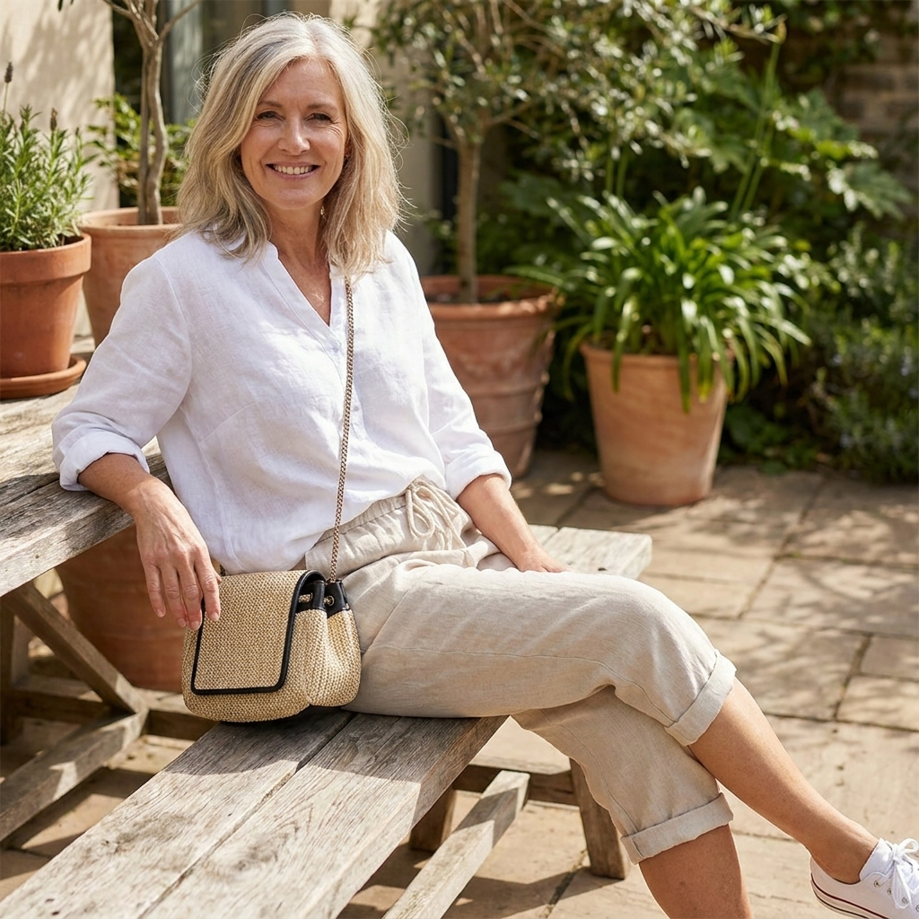 Celine | Relaxed Casual Cotton Shorts