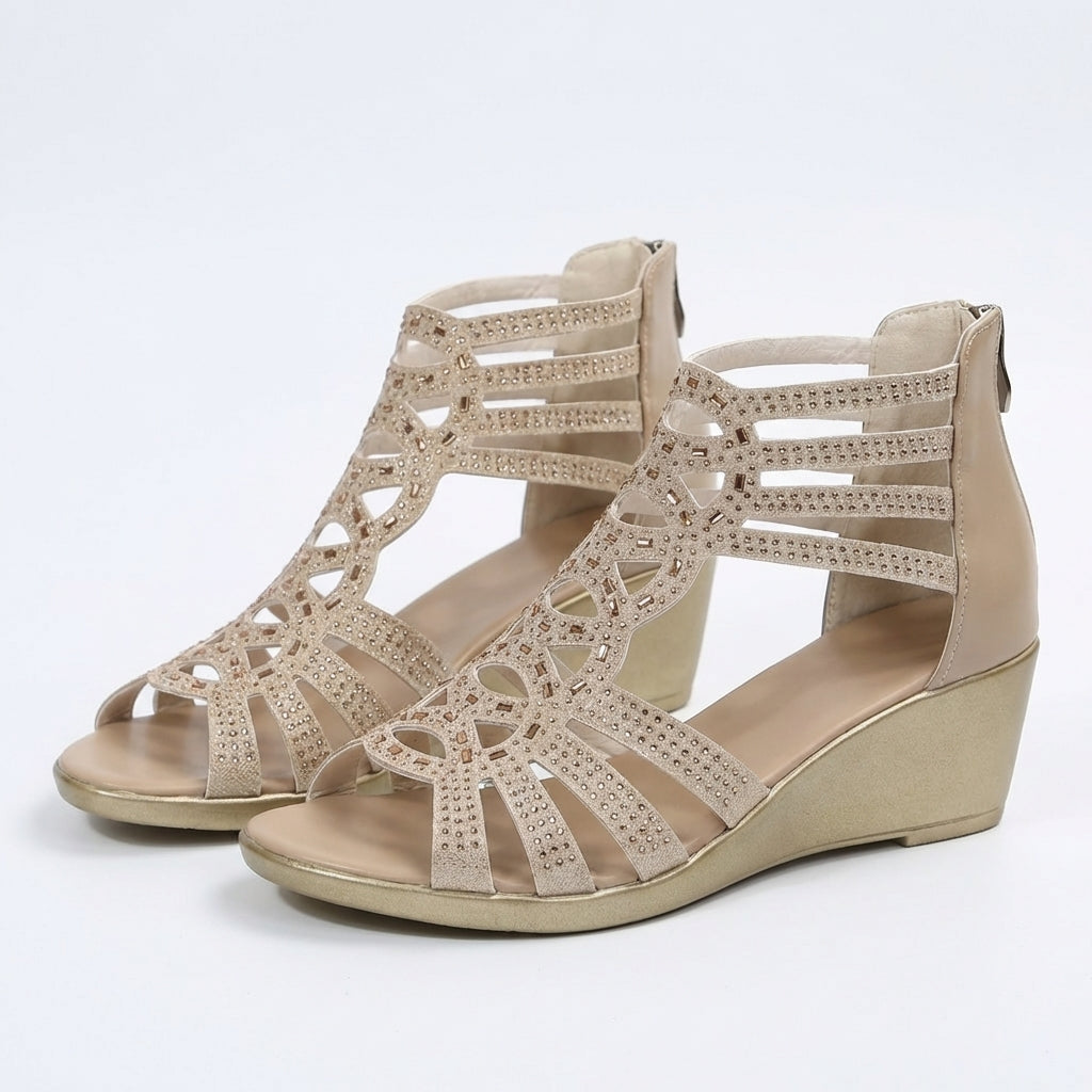 Maybritt | Elegant Wedge Sandals