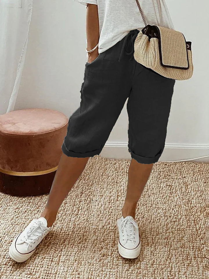 Celine | Relaxed Casual Cotton Shorts