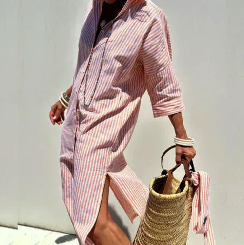 Sepora | Elegant Striped Summer Dress