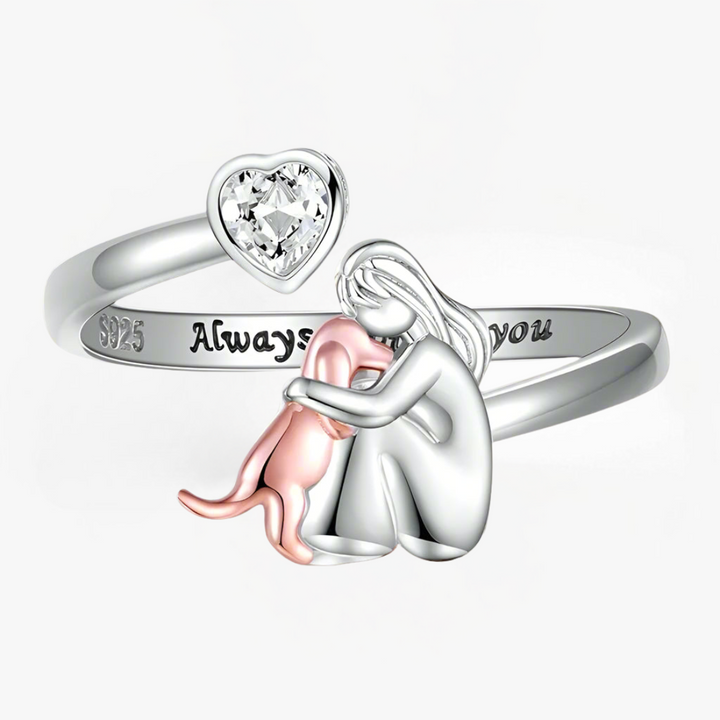 Lorelai™ – Dog Icon Ring for Eternal Companionship