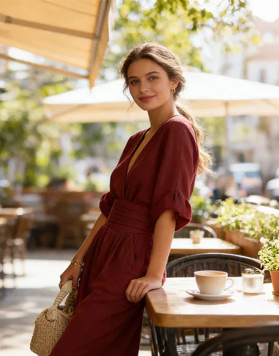 Alyna | Elegant Wide Leg Jumpsuit