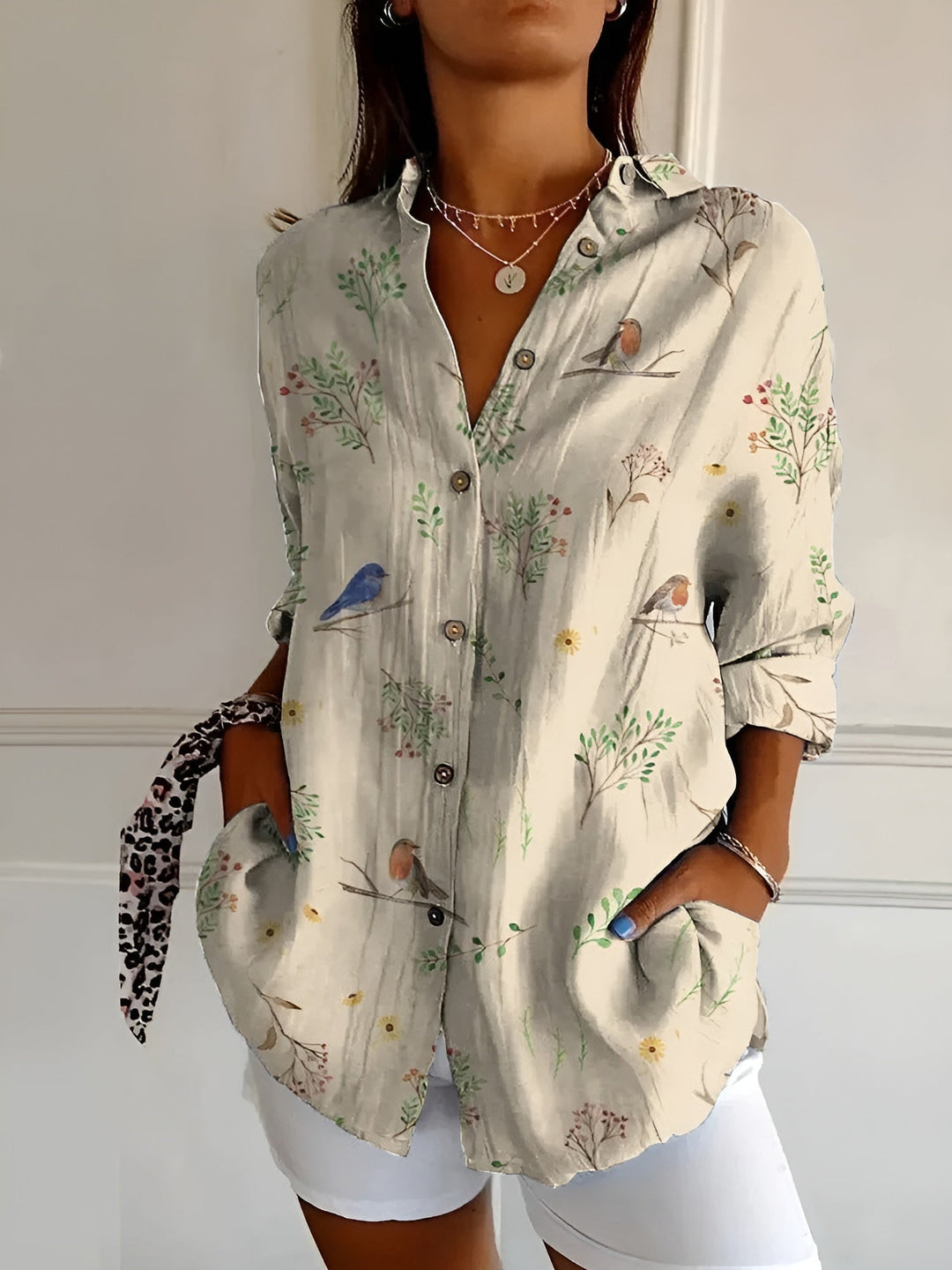Mindy | Vintage Floral Blouse