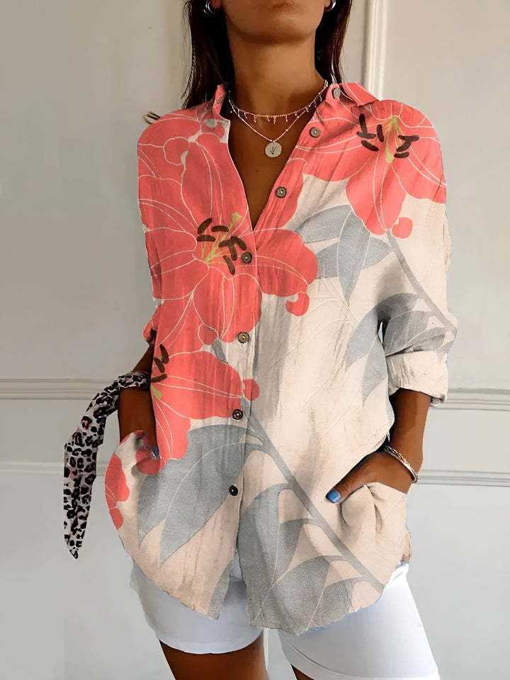 Mindy | Vintage Floral Blouse