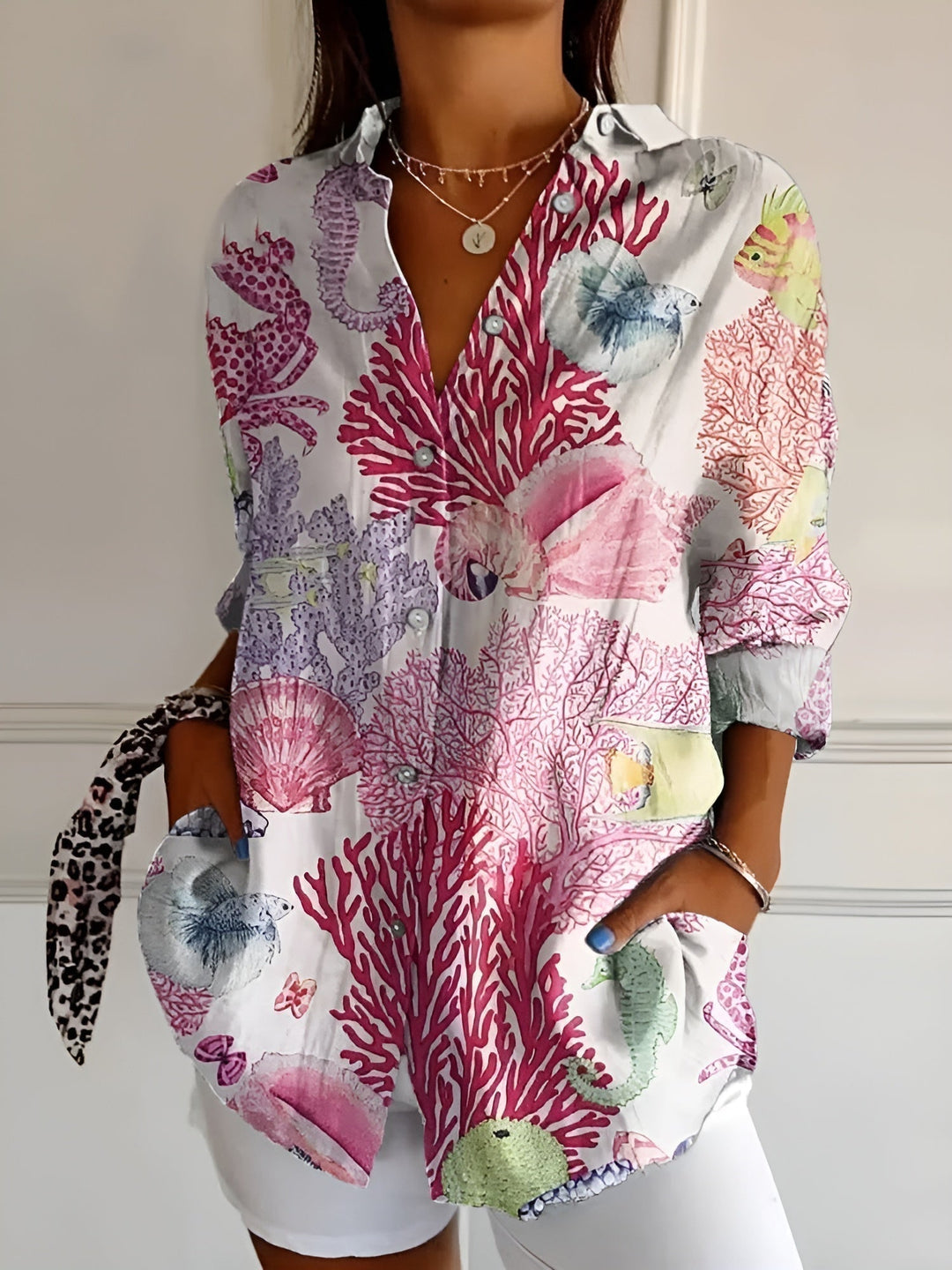 Mindy | Vintage Floral Blouse